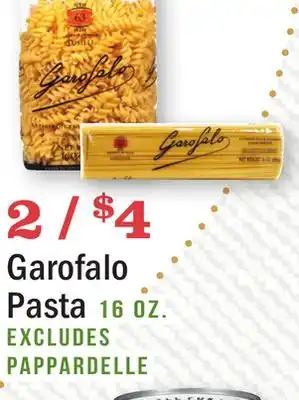 Heinen's Garofalo pasta offer