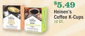 Heinen's Heinen's coffee k-cups offer