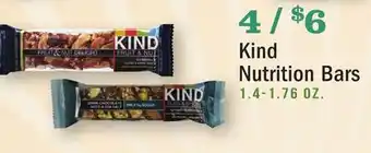 Heinen's Kind nutrition bars offer