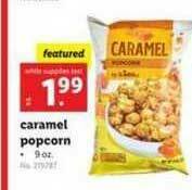 Lidl Caramel Popcorn offer