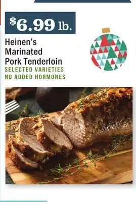 Heinen's Heinen's marinated pork tenderloin offer