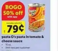 Lidl Pasta O's Pasta In Tomato & Cheese Sauce offer