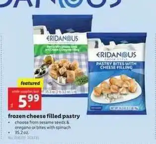 Lidl Frozen Cheese Filled Pastry offer