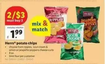 Lidl Herrs Potato Chips offer