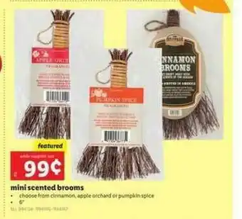 Lidl Mini Scented Brooms offer