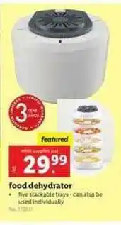Lidl Food Dehydrator offer
