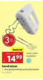 Lidl Hand Mixer offer