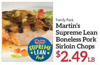 Martin's Martin's Supreme Lean Boneless Pork Sirloin Chops offer
