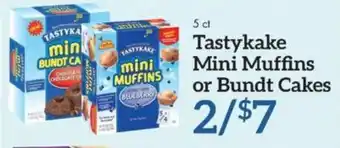 Martin's Tastykake Mini Muffins or Bundt Cakes offer