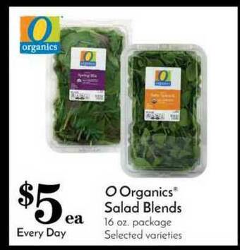 Pavilions O Organics Salad Blends offer