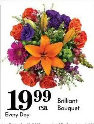 Pavilions Brilliant Bouquet offer