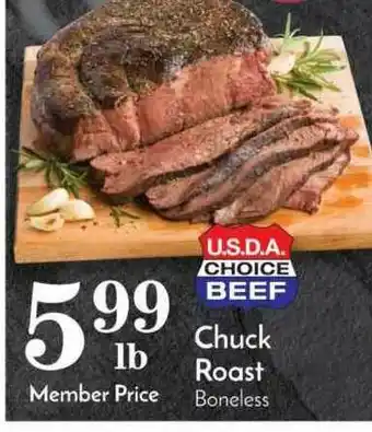 Pavilions Chuck Roast Boneless offer