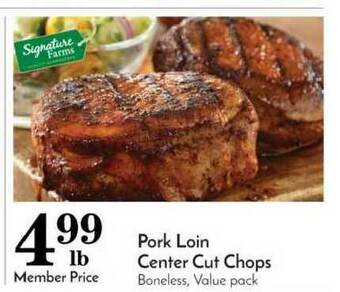 Pavilions Pork Loin Center Cut Chops offer