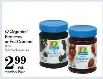Pavilions O Oragnics Preserves Or Fruit Spread offer