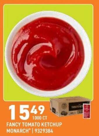 US Foods Chef's Store FANCY TOMATO KETCHUP MONARCH offer