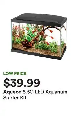 Petco 5.5g led aquarium starter kit offer