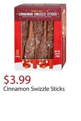 Trader Joe's Cinnamon swizzle sticks offer