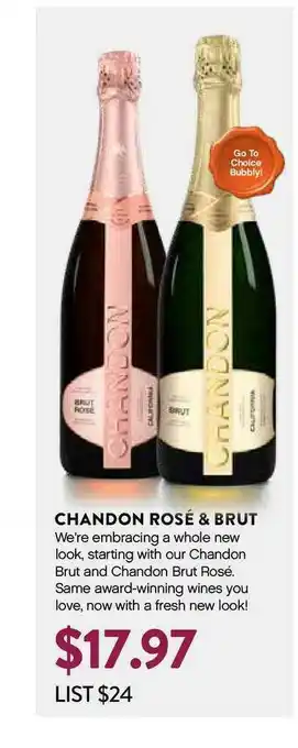 Chandon Rosé & Brut