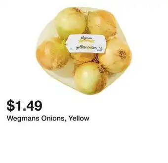 Wegmans Wegmans onions, yellow offer