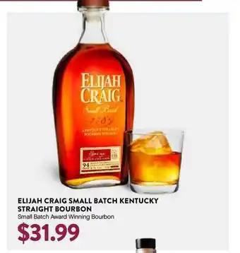 Plum Market Elijah Craig Small Batch Kentucky Straight Bourbon offer
