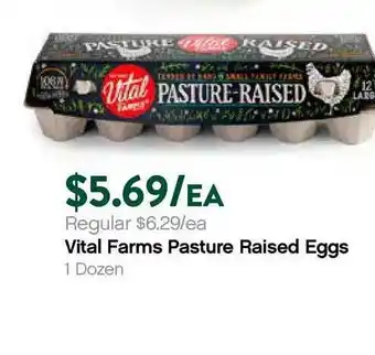 Plum Market Vital Farms Pasture Raised Eggs offer