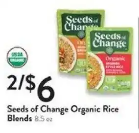 Fresh Thyme Seeds of Change Organic Rice Blends 8.5 oz offer