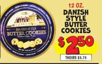Ollie's Danish style butter cookies offer