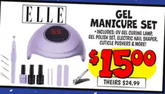 Ollie's Elle gel manicure set offer