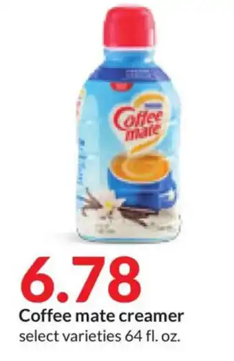 Hy-Vee Coffee mate creamer offer