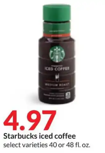 Hy-Vee Starbucks iced coffee offer
