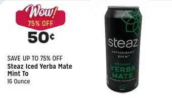 Grocery Outlet Iced yerba mate mint to offer