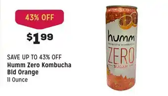 Grocery Outlet Zero kombucha bld orange offer