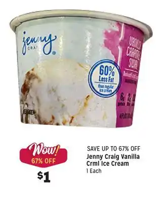 Grocery Outlet Vanilla crml ice cream offer