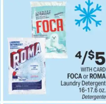 CVS Foca or roma laundry detergent 16-17.6 oz offer