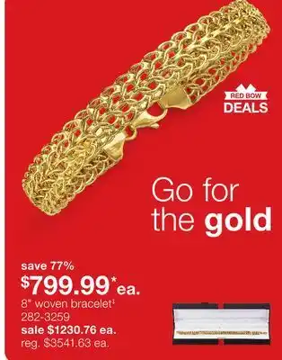 JC Penney 8 woven bracelet‡ offer
