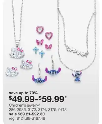 JC Penney Children's jewelry§ offer