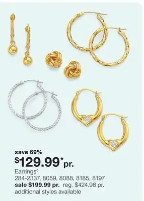 JC Penney Earrings◊ offer