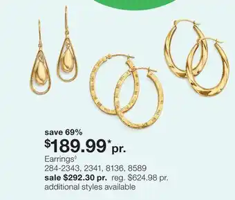 JC Penney Earrings◊ offer