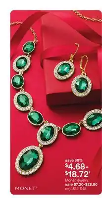 JC Penney Monet jewelry offer