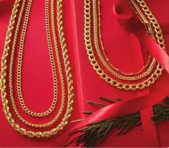 JC Penney All gold chains offer