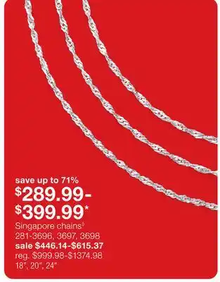 JC Penney Singapore chains◊ offer