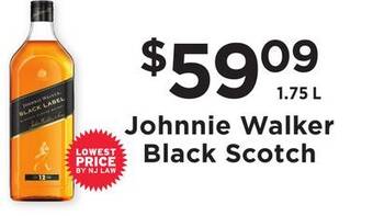 ShopRite Black scotch offer
