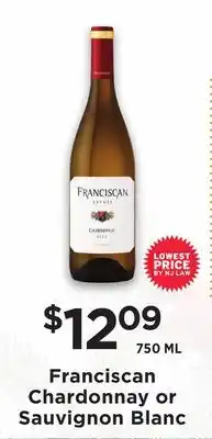 ShopRite Chardonnay or sauvignon blanc offer