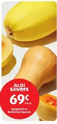 Aldi Spaghetti or butternut squash offer