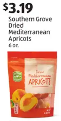 Aldi Southern grove dried mediterranean apricots offer