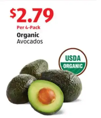 Aldi Organic avocados offer