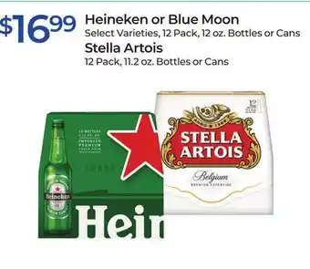 Rite Aid Heineken or blue moon, stella artois offer