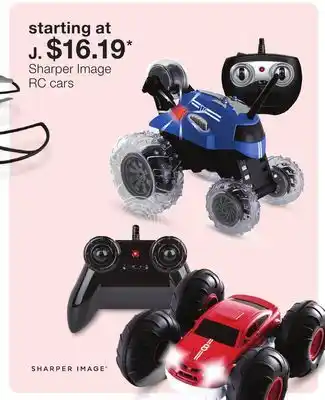 JC Penney Sharper image rc cars offer