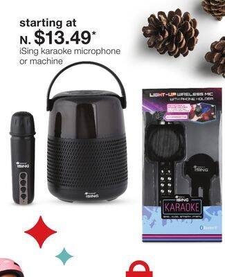 JC Penney Ising karaoke microphone or machine offer