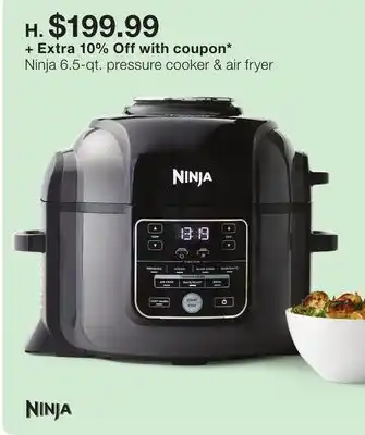 JC Penney Ninja 6.5-qt. pressure cooker & air fryer offer
